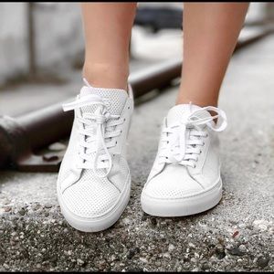 Greats Royals perforated white sneakers size 7